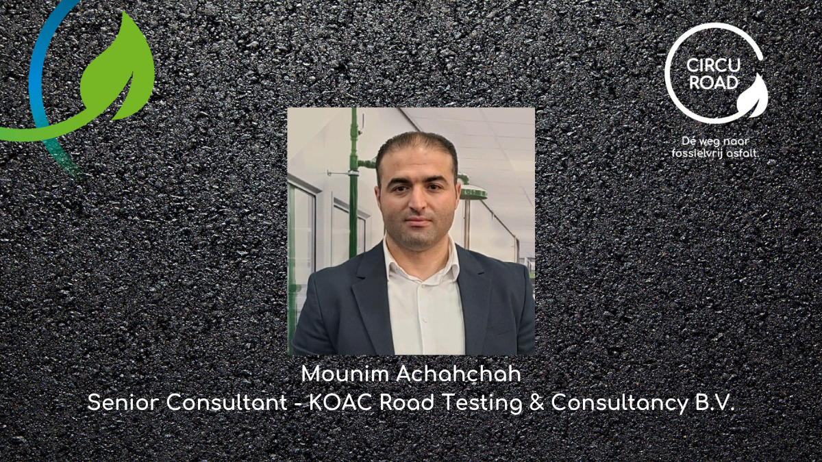 Interview met CIRCUROAD-deelnemer Mounim Achahchah van KOAC: “CIRCUROAD combineert de kracht van de markt om innovaties te bedenken met de uitvoering buiten.” 