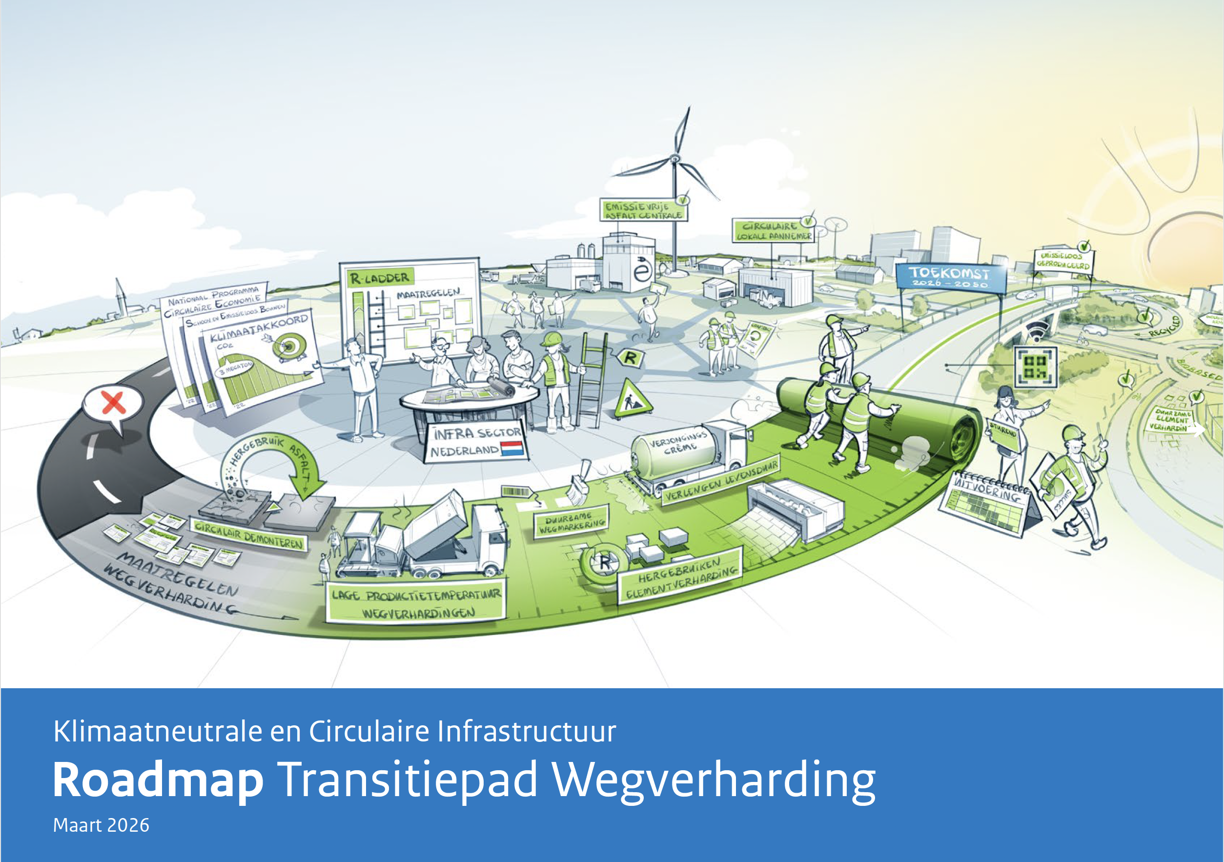 CIRCUROAD actiehouder biobased bindmiddelen in vernieuwde Roadmap Transitiepad Wegverharding