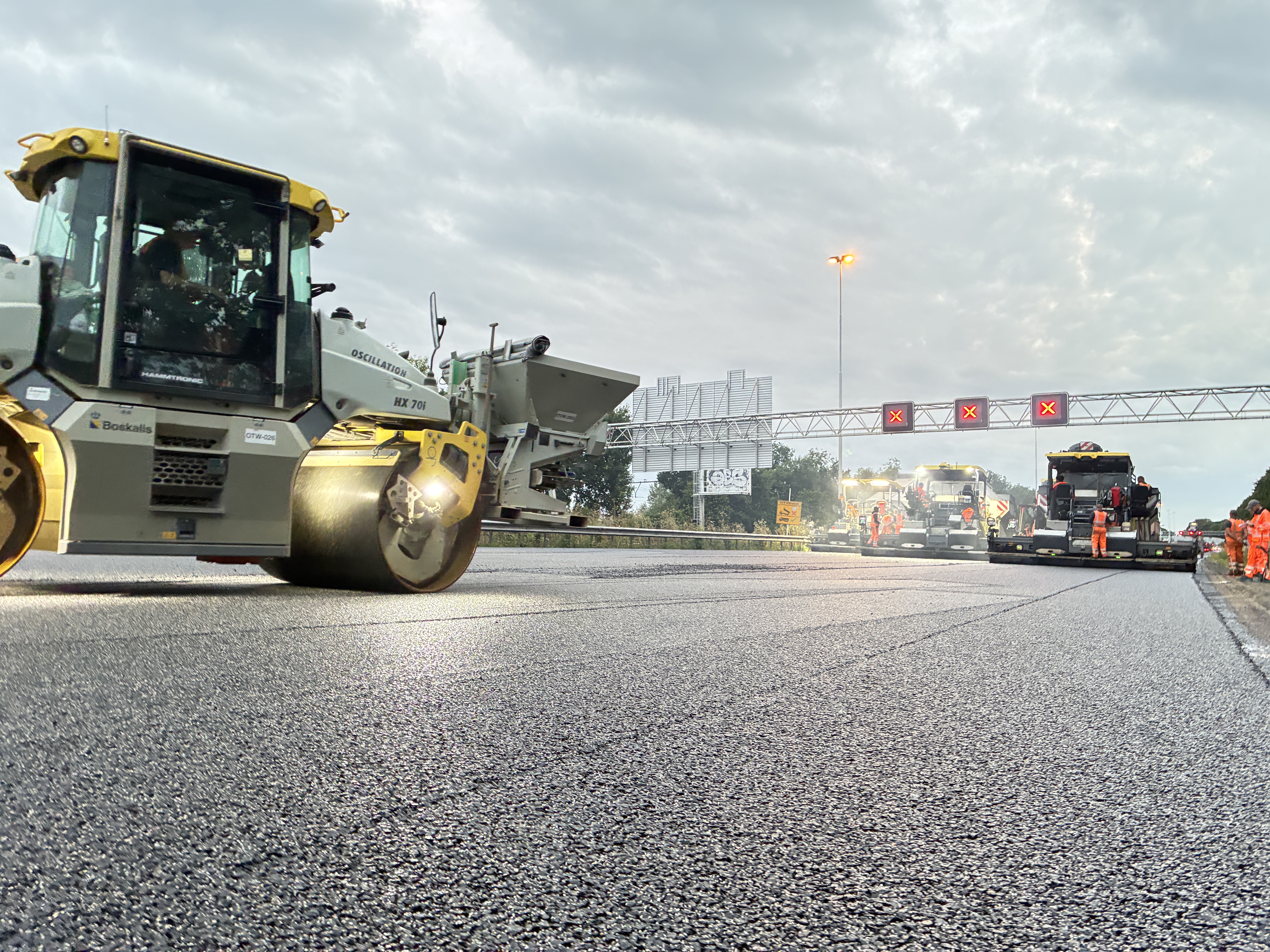CIRCUROAD mijlpaal: proefvakken met biobased asfalt op A20