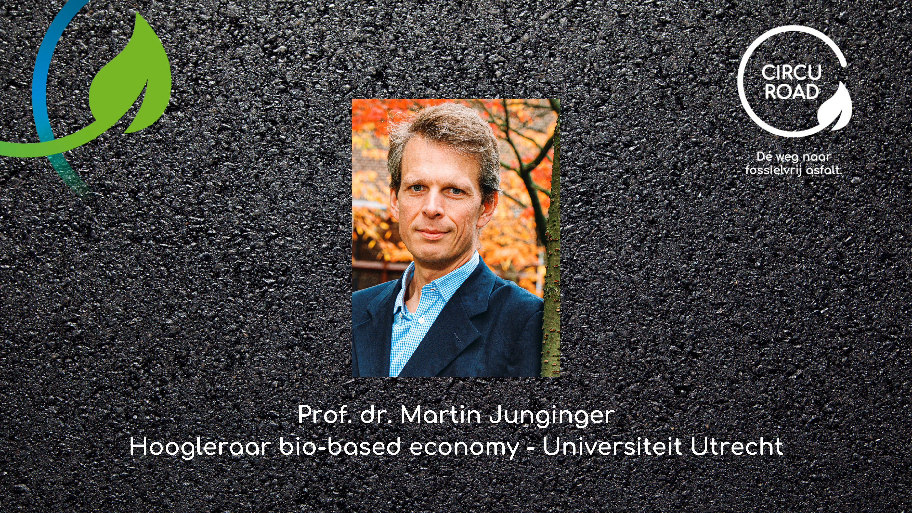 Prof. dr. Martin Junginger van Universiteit Utrecht: “De opslag van biogene koolstof in asfalt zou credits op moeten leveren.”